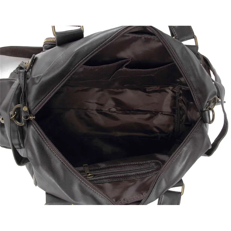 Men Leather Sports Bag Handbags Tote Gym Crossbody Men's Travel Shoulder Bags ManBriefcase Vintage Messenger Bag XA199WA