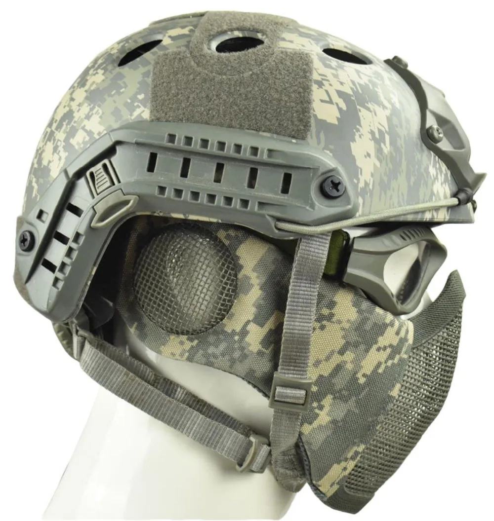Уличная Военная Тактическая Маска для страйкбола пейнтбола CS Быстрый Шлем и