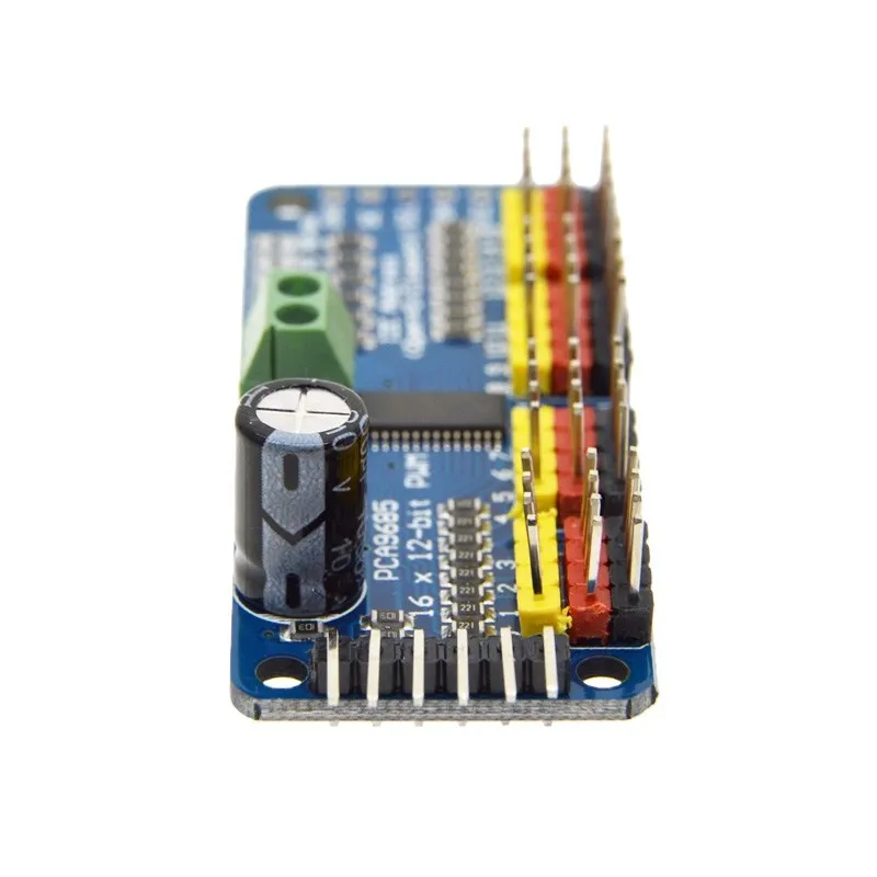 16-канальный 12-битный PWM/сервопривод-интерфейс I2C-PCA9685 для Arduino Raspberry Pi модуль