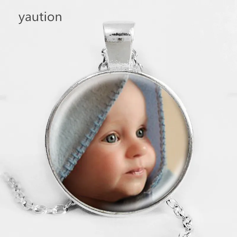 2017 модное милое детское стеклянное ожерелье с подвеской женское и мужское