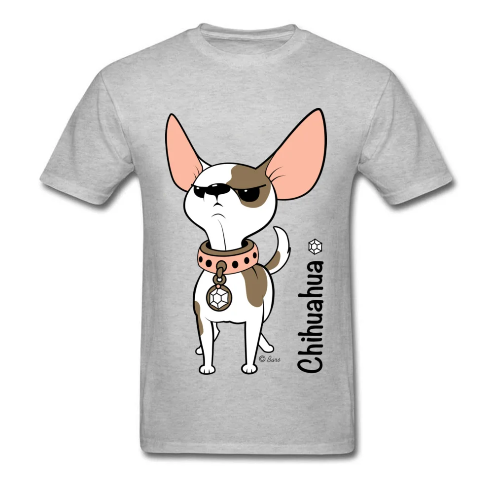 Футболка чихуахуа Мужская футболка с принтом I Love My Dog Новейшая летняя одежда для