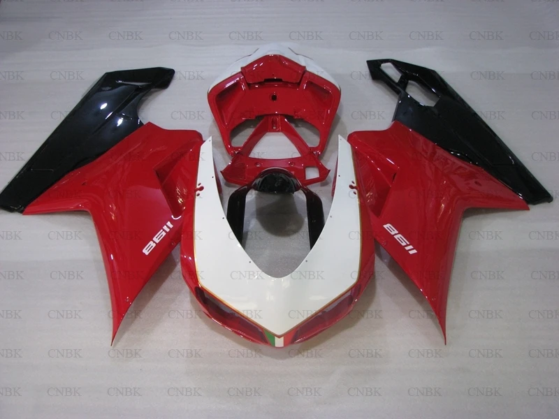 Обтекатели для DUCATI 848 2007 2011 черные белые красные корпуса комплекты 1098 2008
