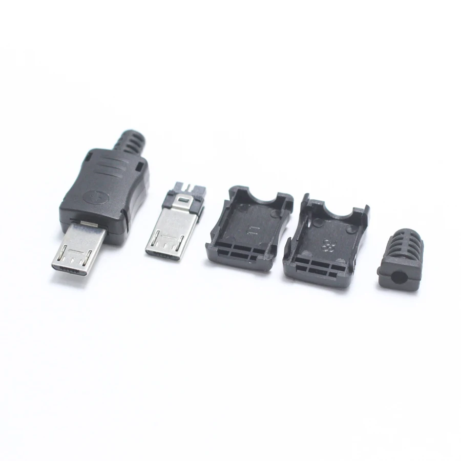 5 комплектов микро USB 5PIN сварочный Тип Штекерный разъем 4 в 1 зарядное устройство 5P