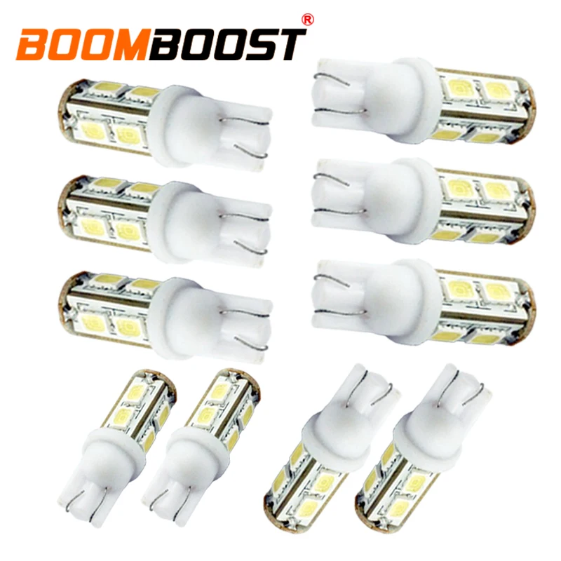 10 шт. хорошее качество DC12V Белый светодиодный 9SMD 5630 5730 Автомобильный клиновидный