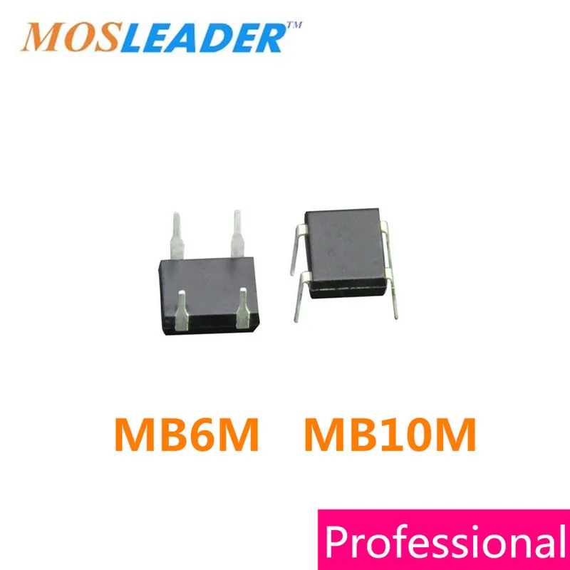 

Mosleader DIP MB6M MB10M DIP4 1000PCS 0.5A 500mA 600V 1KV 1000V Datasheet inside High quality