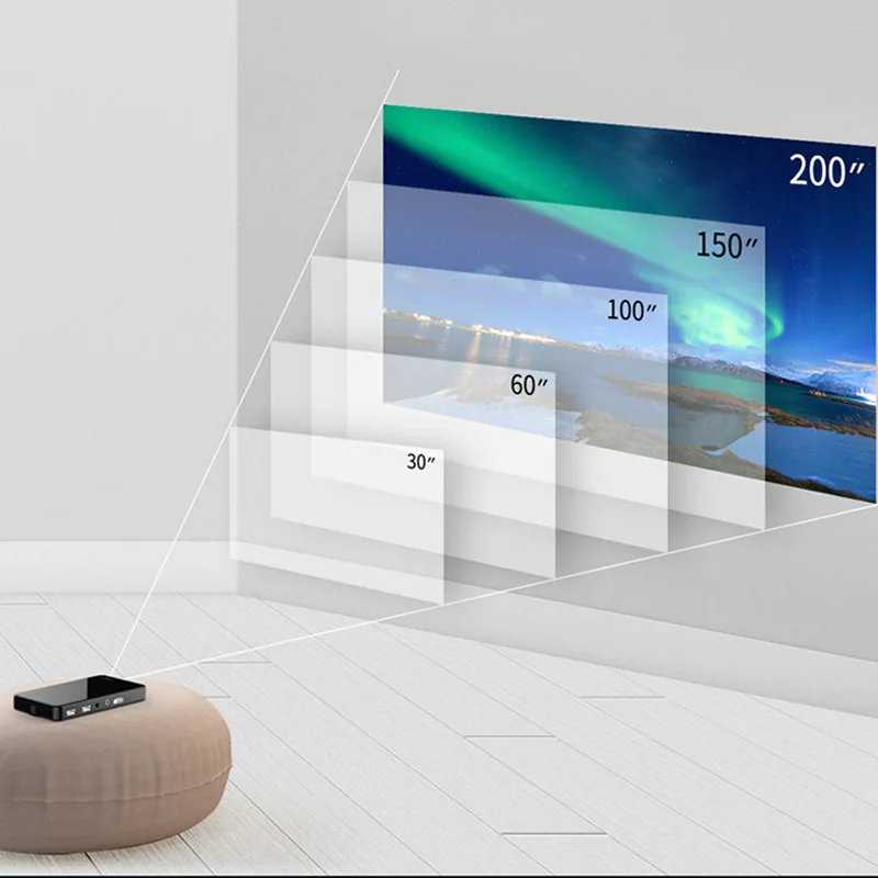Мини проектор 1080P с поддержкой Wi Fi и Bluetooth|Аксессуары для проекторов| |