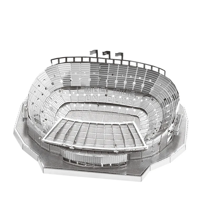 3D металлическая модель, набор 1:3500, Сборная модель для стадиона CAMP NOU, DIY, 3D лазерная резка, модель, головоломка, игрушки для взрослых