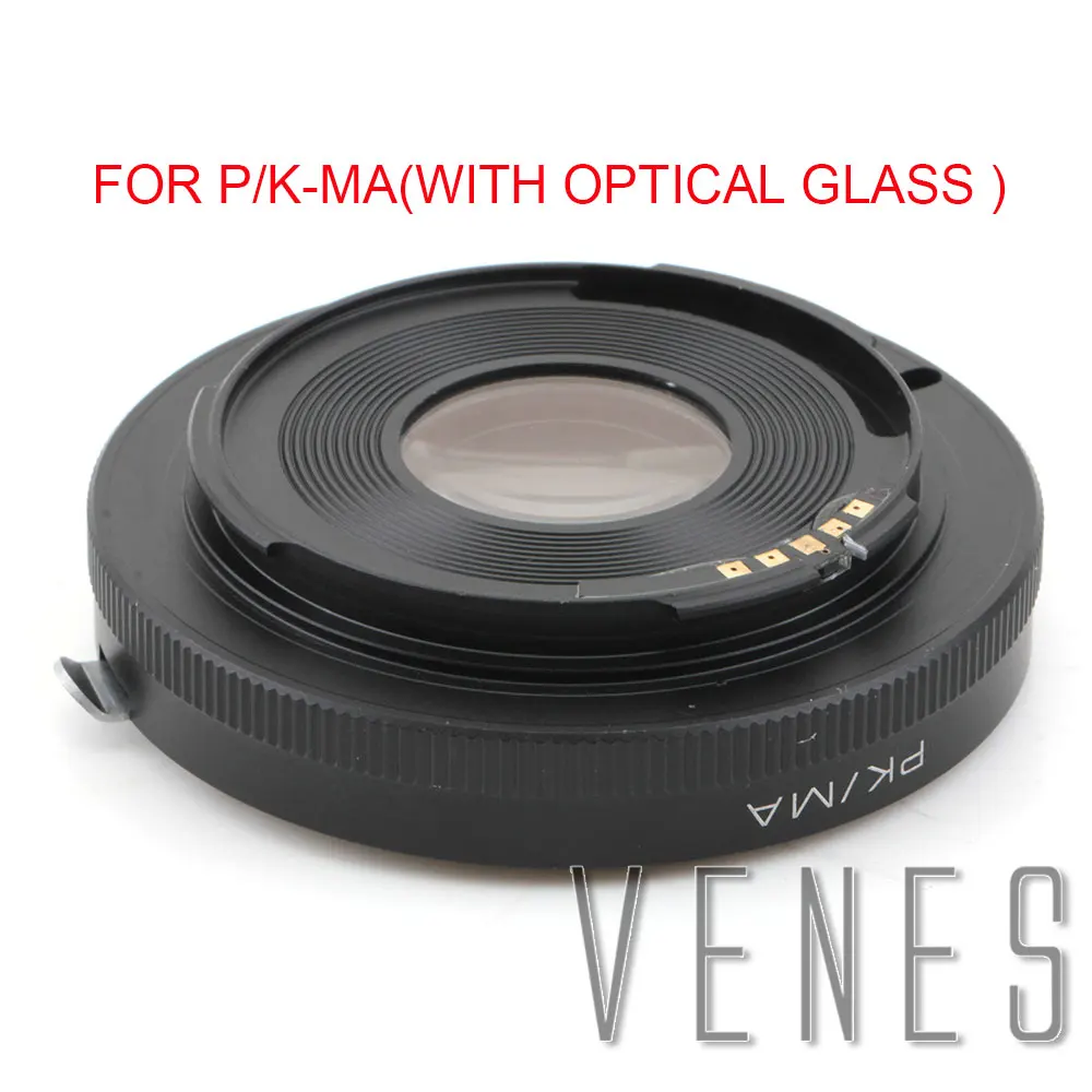 Venes для P/K-MA с оптическим стеклом AF подтвердить Pentax K PK Объектив sony Alpha Minolta адаптер mA A500 A450 A55