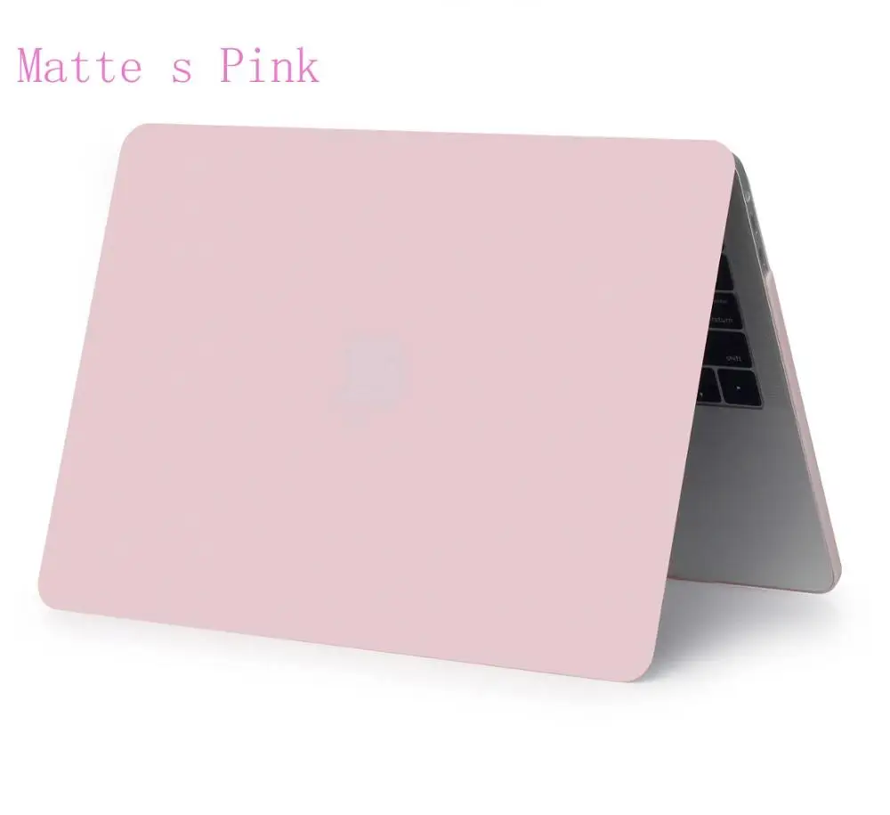 Кристальный \ матовый чехол для Apple Macbook Air Pro retina 11 12 13 15 дюймов, чехол для pro 13 A2159 A1708 New Air13 A1932+ подарок - Цвет: Matte xs Pink