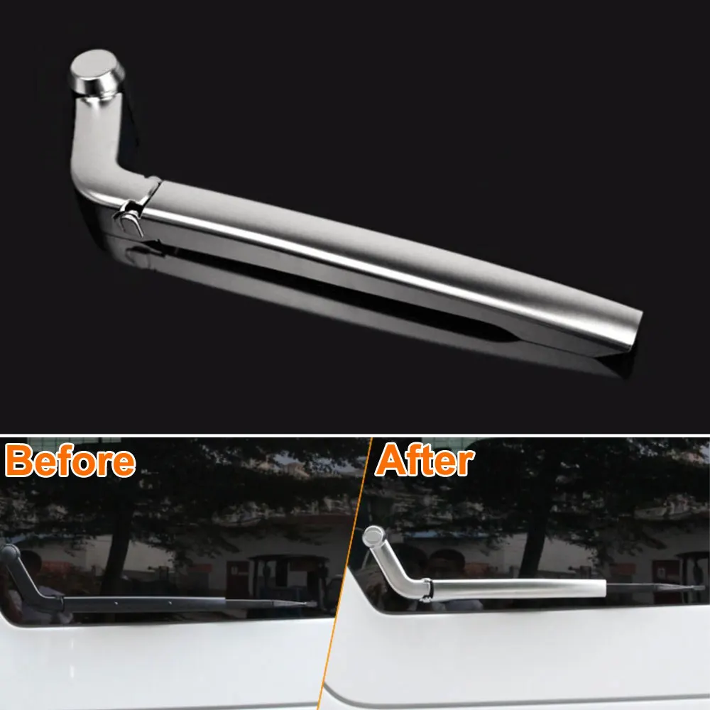 Задние Дворники для заднего окна от дождя Nozzel Cover Trim ABS Strip Decoration For Land Rover LR4 Discovery 4