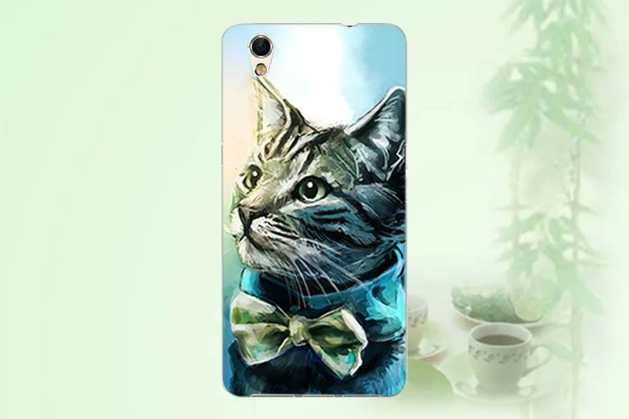 Fashion Painting colored flowers tiger lion Eiffel Tower design TPU Painted case for ZTE Blade v7 max Back Cover For | Мобильные