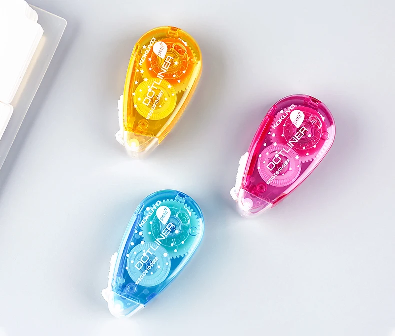 KOKUYO Двусторонняя васи лента 6 мм Kawaii Мини клейкая лента бумажный скотч Набор для скрапбукинга для офиса студента