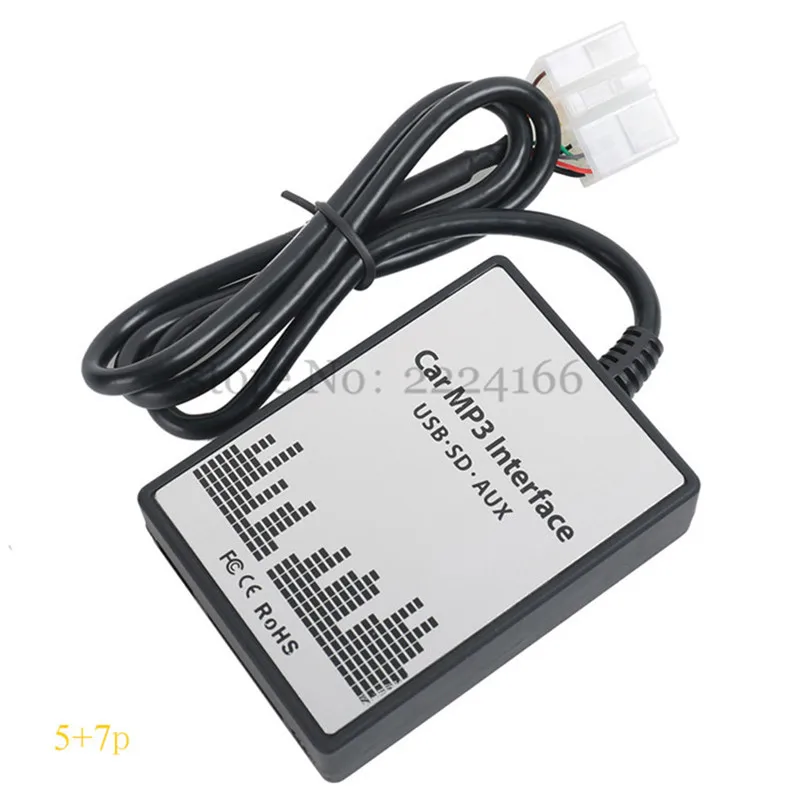 SITAILE USB SD AUX Автомобильный MP3 музыкальный плеер адаптер cd-чейнджер для Toyota Lexus Scion
