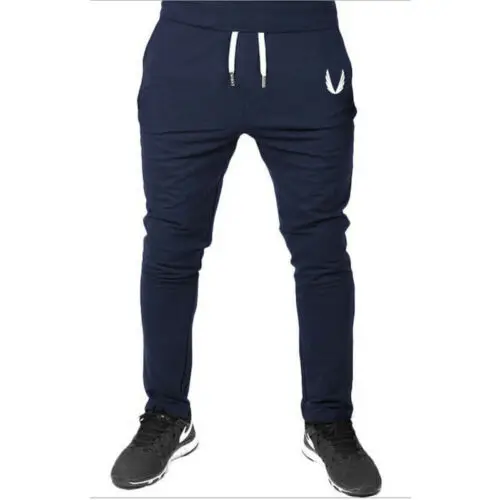 Men Casual Long Sport Pants Gym Slim Fit Trousers Running Joggers Sweatpants | Мужская одежда