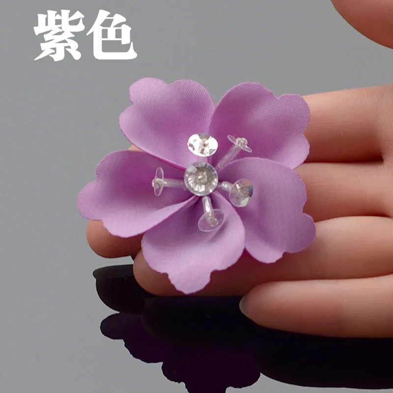 1 шт. ручная работа Ткань 3D Azalea цветок аппликация невесты свадебное платье