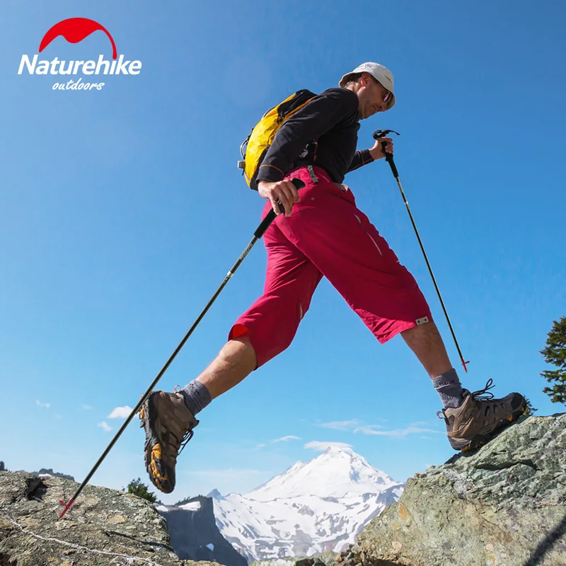 Палки для трекинга Naturehike складные из углеродного волокна палки альпинизма
