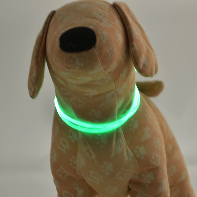 1 шт. светодиодный ошейник для домашних животных регулируемый ночной собак