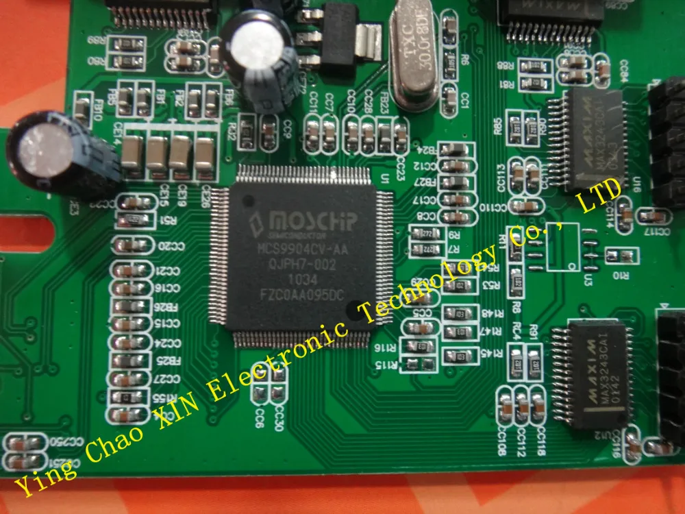 4 Порты и разъёмы RS232 COM DB9 последовательным для PCIe PCI Express Card адаптер MCS чипсет 10