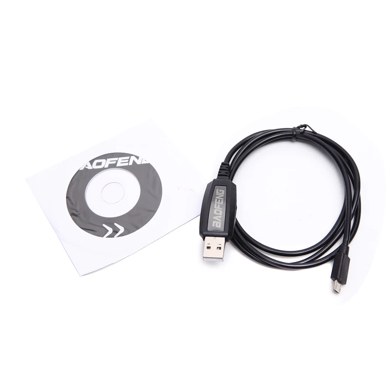 Baofeng портативная рация T1 Кабель для программирования USB кабель с CD прошивки части