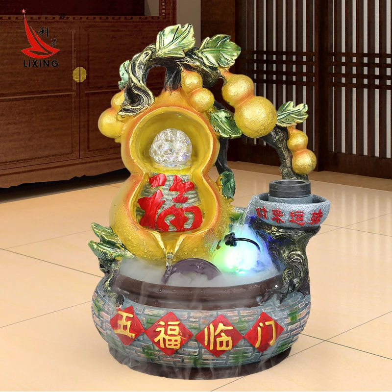 Пять благословений нисходят дома фэн-шуй счастливый подарок открывая двигаться