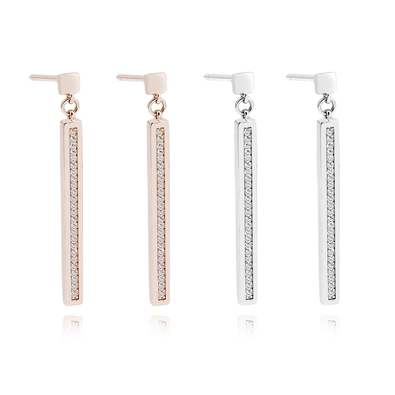 2019 элегантная темпераментная трендовая медная циркониевая длинная бижутерия в