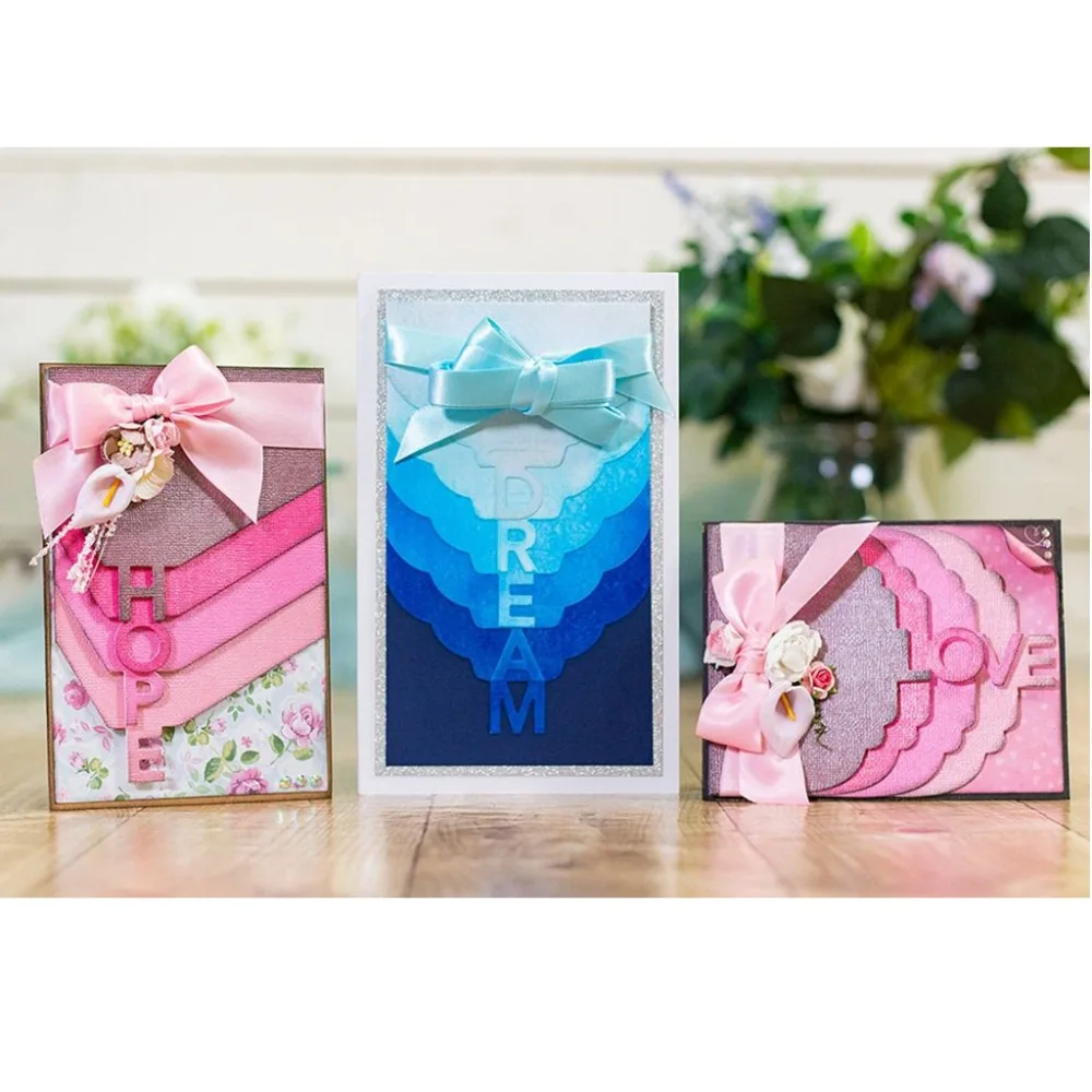 Каскадные металлические режущие штампы алфавита трафарет для скрапбукинга