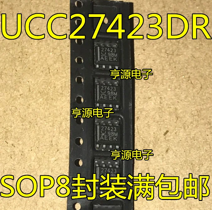 UCC27423DR UCC27423 принты 27423 SOP8 gate драйвер оригинальное качество|Реле| |