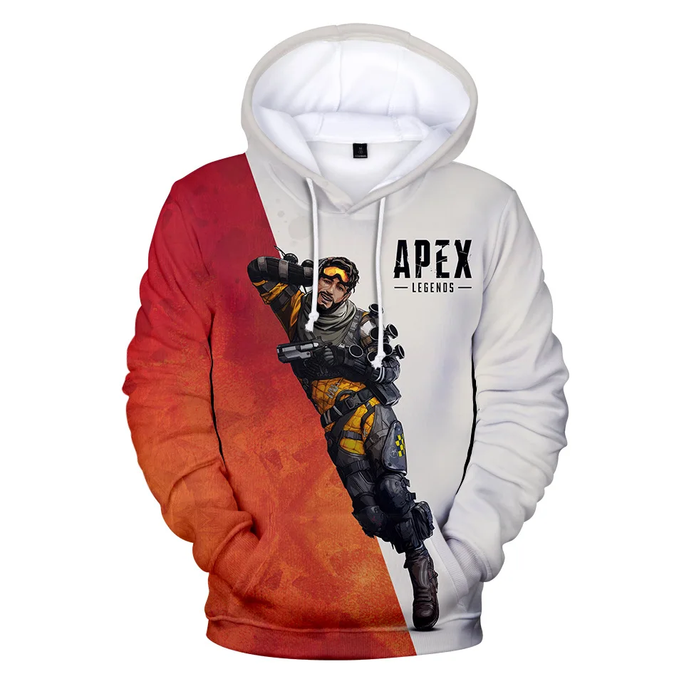 Дропшиппинг 2019 Новый 3D Apex Legends игровые худи Толстовка Мужская/Женская Весенняя