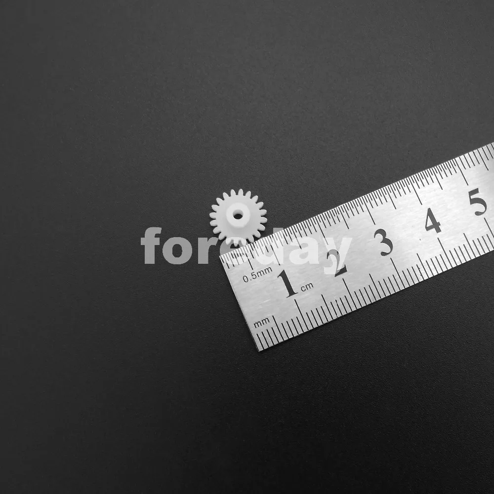 Пластиковая зубчатая шестерня 20 шт X 0 5 м т 2 а 1 95 мм зубьев Модуль T = Диафрагма: