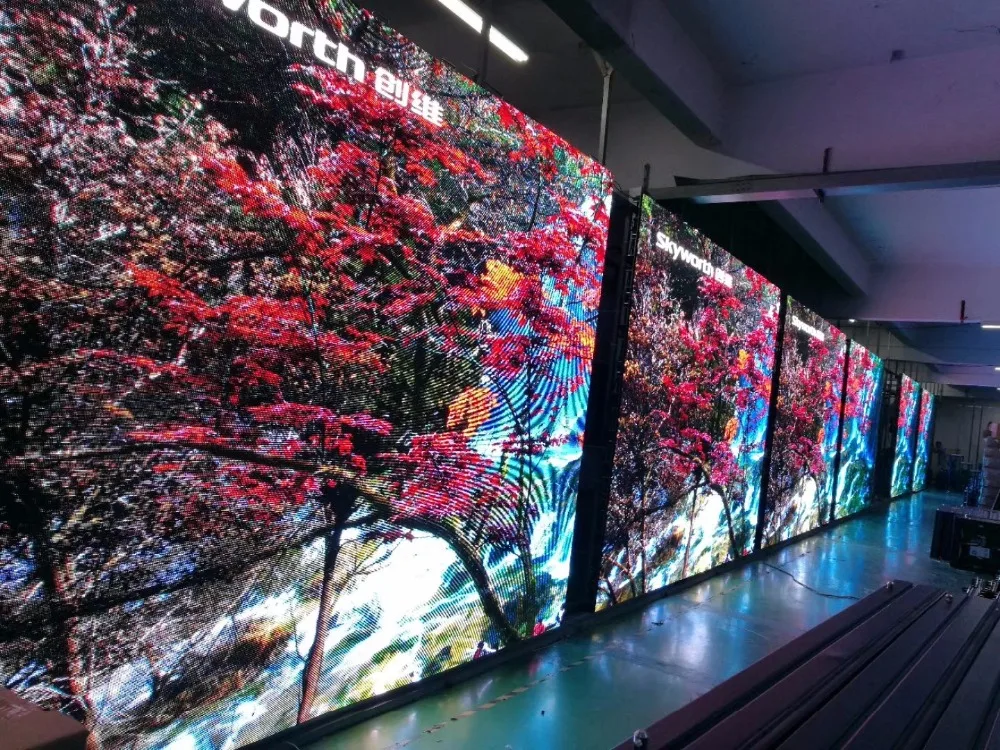 Матричный экран ТВ P10 Открытый SMD 3в1 rgb Полноцветный Водонепроницаемый светодиодный дисплей модуль 320x160 мм 32x16 пикселей 1/4 сканирование kinglight