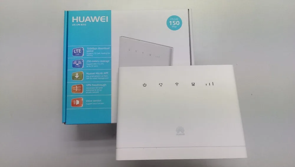 Разблокированный Мобильный Wi Fi роутер Huawei B315 4G LTE точка доступа 150 Мбит/с cpe ключ