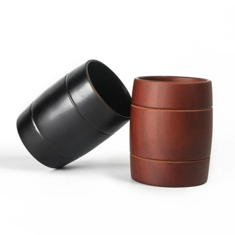 Jujube Wood Primitive Handmade Natural Spruce Wooden Mug Cup Breakfast Beer Milk Juice Drinkware Green Tea Coffee | Дом и сад