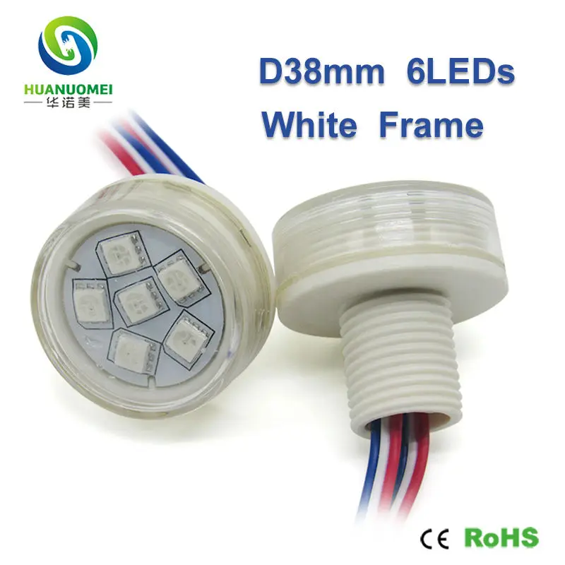 UCS1903 38 мм 6smd направляемая светодиодная Пиксельная лампа 5050 rgb smd светодиодный
