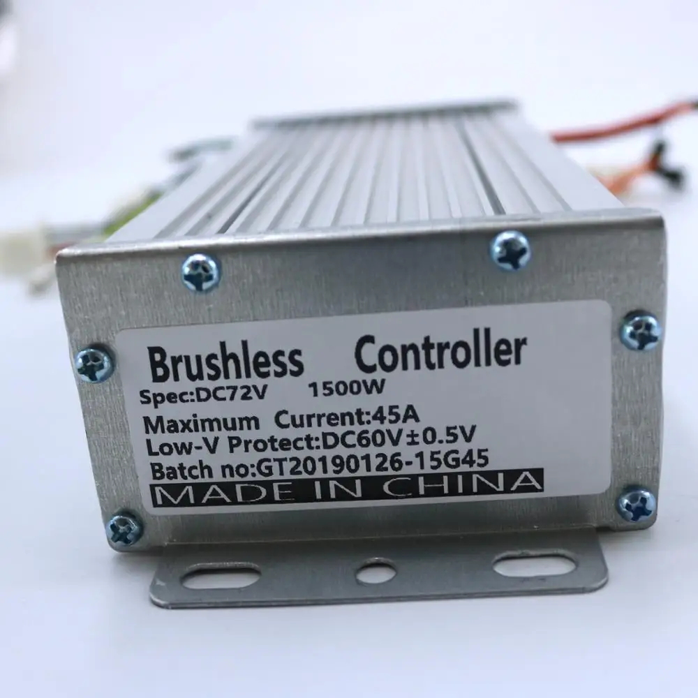 72V 1500W 45Amax BLDC контроллер двигателя 15FET EV Бесщеточный Регулятор скорости