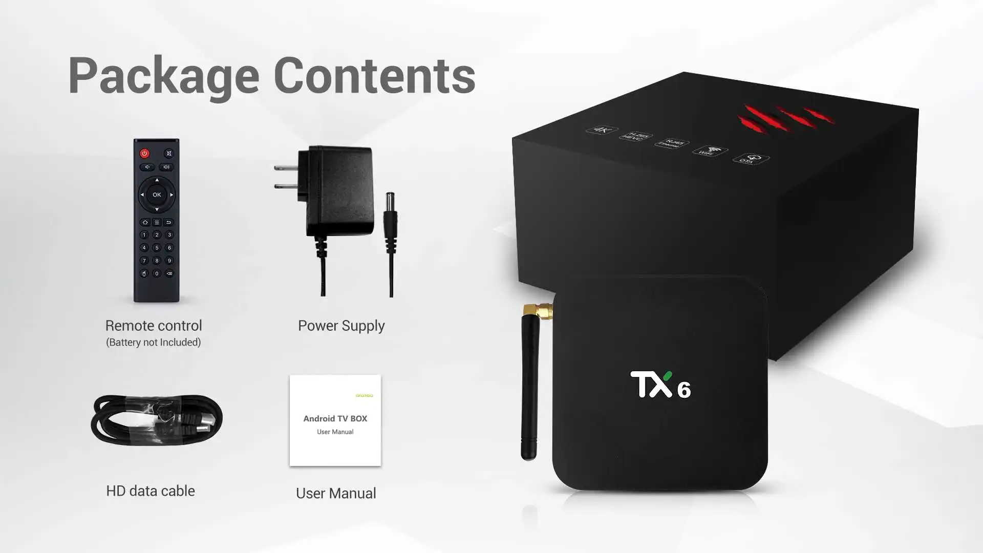 Tanix TX6 Allwinner H6 4 ГБ 32 ГБ 5G двойной Wi-Fi bluetooth 4,1 4K USB3.0 Android tv Box для Google плеера Youtube Smart set top box