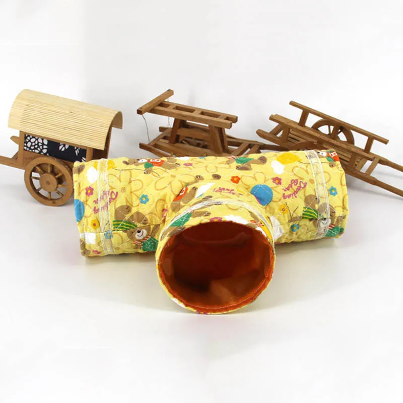 Хомяк Игрушка продукция для домашних животных маленький туннель 3 Way Pet Tubes