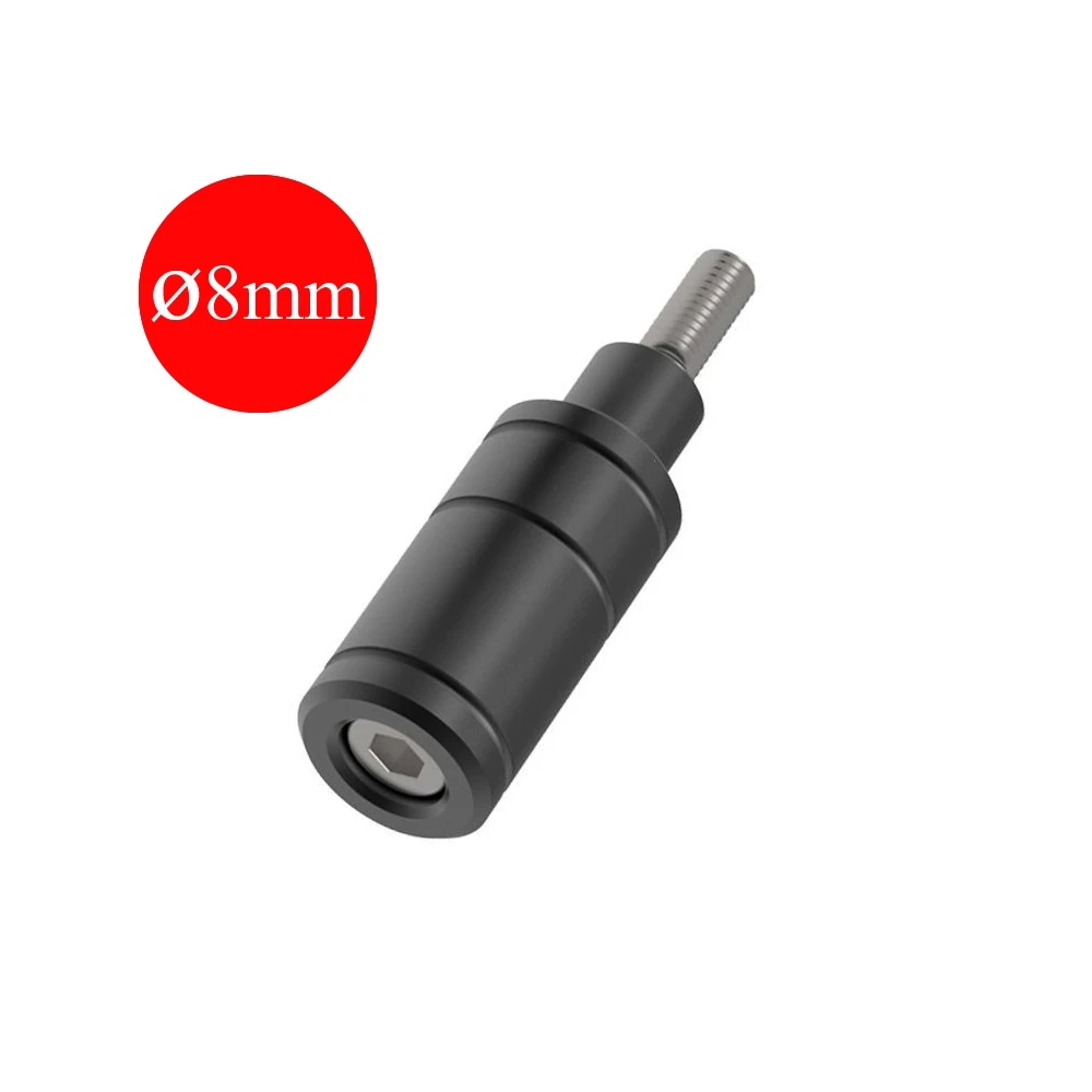 8mm Black 2 шт. M6 M8 85*25 мм алюминиевый сплав мотоциклетная головка светодиодный светильник скобы для крепления для электромобиля передний указатель поворота - Цвет: 8mm Black
