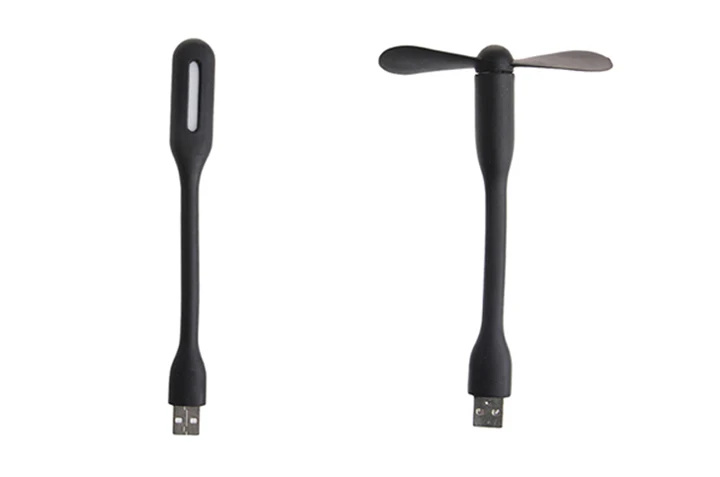 Маленький мини-вентилятор с USB портом креативный охладитель воздуха Портативный вентилятор гибкий USB LED свет для телефона настольный компьютер летний гаджет хорошего качества