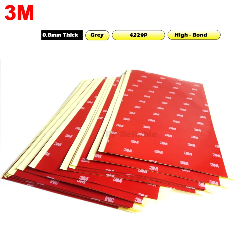 

(15cmx25cm) 3M Double Sided Adhesive Acrylic Foam Tape Sticker for Car Overlay Body Side Moldings