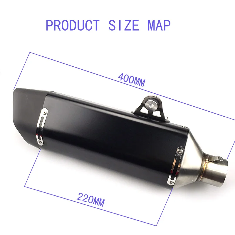 Мотоцикл Скутер Глушитель Трубы Универсальный мотоциклетные изменение