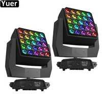 2pcslot zoom function 25x40w led rgbw 4in1 big bee eyes moving head light led dj disco light club party moving head lights