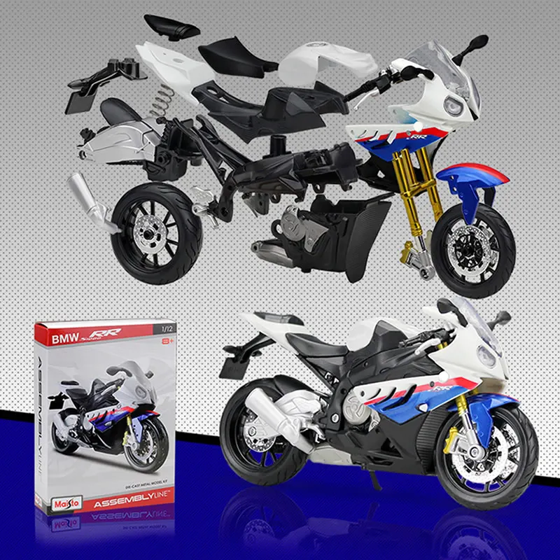 Brinquedos Diy сборка модель мотоцикла Игрушка Kawasaki несколько стилей 1:12 головоломка для ребенка подарок или коллекция