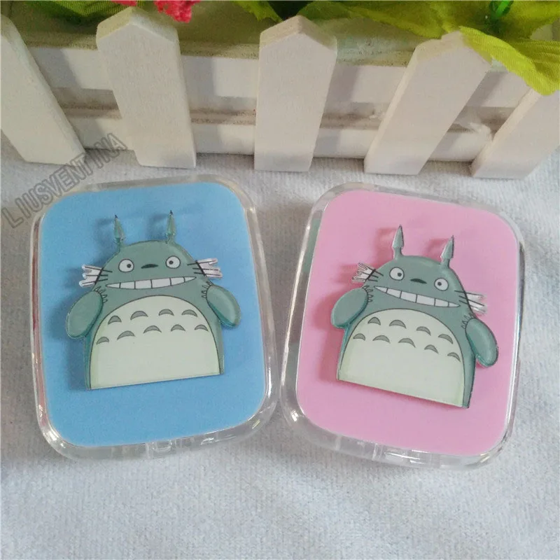 LIUSVENTINA DIY акриловый милый портативный чехол для контактных линз Тоторо Кот