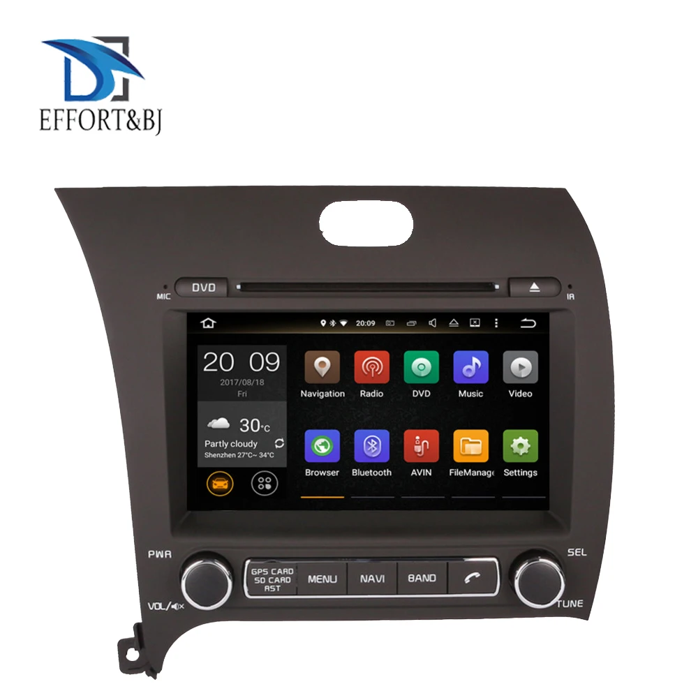 Android 9,0 автомобильный DVD gps для кіа CERATO K3 Форте 2013- головное устройство Радио Видео плеер 3/4G 1024*600 автомобильный стерео Экран радио