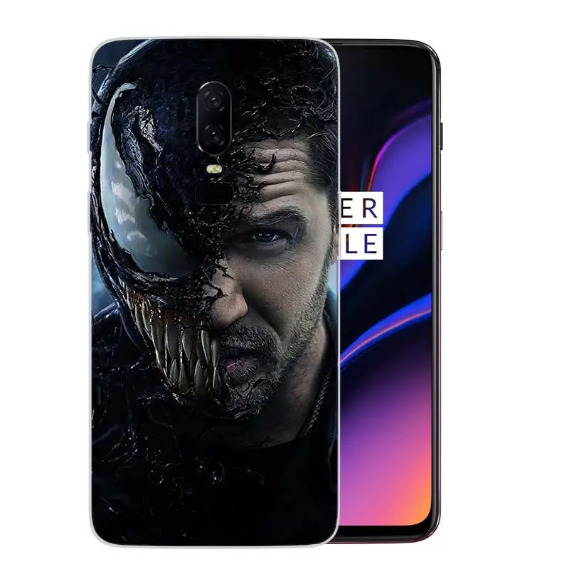 Роскошный Мягкий ТПУ силиконовый чехол для телефона OnePlus 5 5T 6T 6 матовый с принтом