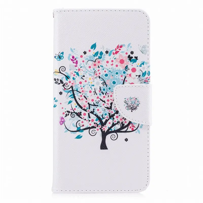 Small Tree Чехол-книжка для телефона в стиле ретро, чехол для Xiaomi 5X6 Poco F1 A2 Lite Redmi Note 7 6 4X 5A 5 Plus Pro, кожаный чехол-кошелек D07Z - Цвет: Small Tree
