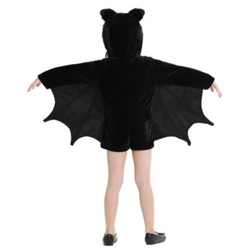 XS-XXL мама и дочь одежда животного Cosplays принт чёрной летучей мыши костюмы Ролевая