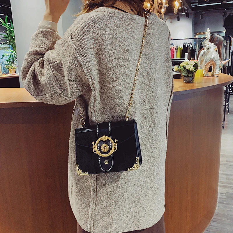 MOFFT 2018 Зима Новое поступление для женщин Crossbody курьерские Сумки железное кольцо
