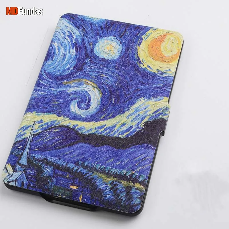 MDFUNDAS E Book защитный чехол для Amazon Kindle 8th поколения 2016 магнитная кожаный 8 K8 Coque|cover for
