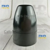 Black color 100pcs E27 LED Plastic lamp Holder E27 Converter E27 Edison Light Bulb socket Holder bare body DIY E27 socket base